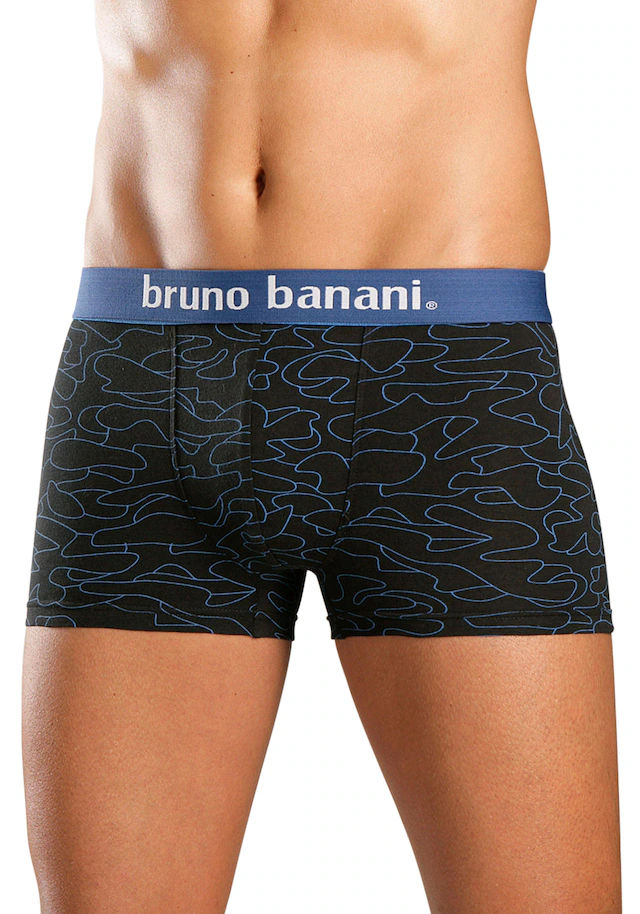 Bruno Banani Boxer »Boxershorts für Herren« Packung, 4 Stk. mit Kontrast-Webbund