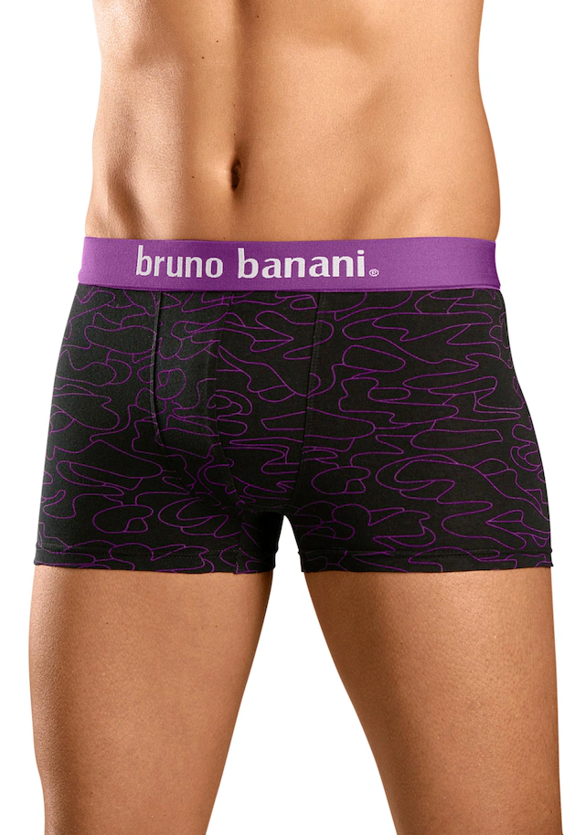 Bruno Banani Boxer »Boxershorts für Herren« Packung, 4 Stk. mit Kontrast-Webbund