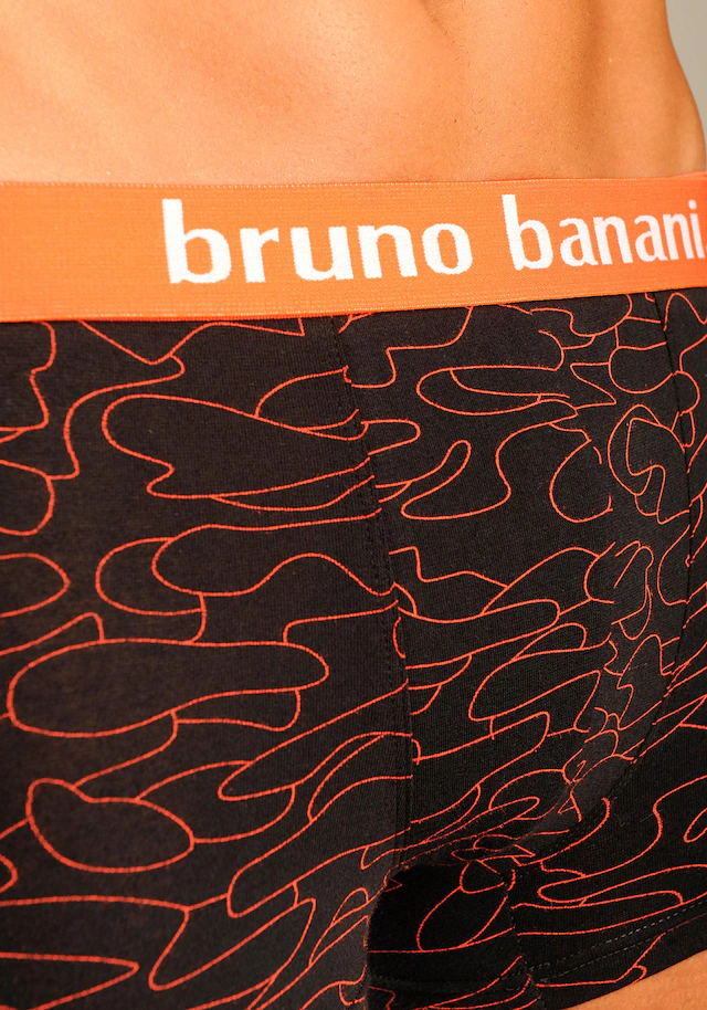 Bruno Banani Boxer »Boxershorts für Herren« Packung, 4 Stk. mit Kontrast-Webbund