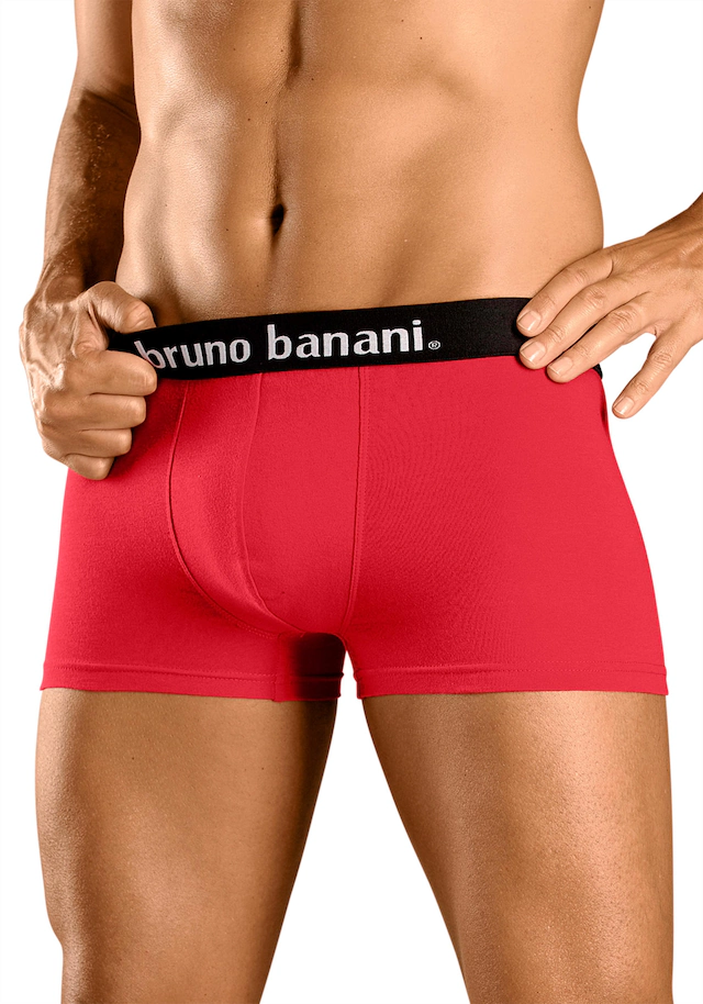Bruno Banani Boxer »Boxershorts für Herren« Packung, 4 Stk. mit Kontrast-Webbund