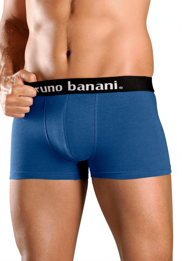 Bruno Banani Boxer »Boxershorts für Herren« Packung, 4 Stk. mit Kontrast-Webbund