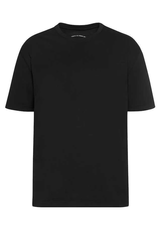 Man's World Rundhalsshirt 5er-Pack, Kurzarm, Regular Fit, unifarben, Rundhals, aus Baumwolle