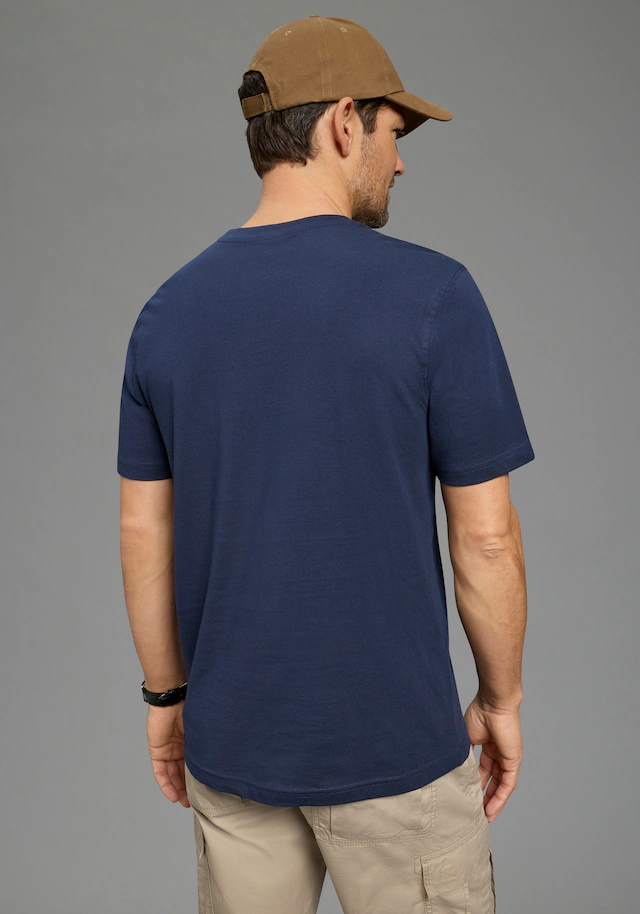 Man's World Rundhalsshirt 5er-Pack, Kurzarm, Regular Fit, unifarben, Rundhals, aus Baumwolle
