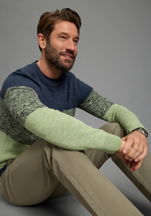 Man's World Rundhalspullover »Bis Größe 5 XL, in vielen Farben! Preis- Leistungsbestseller« mehrfarbig, bequeme Paßform