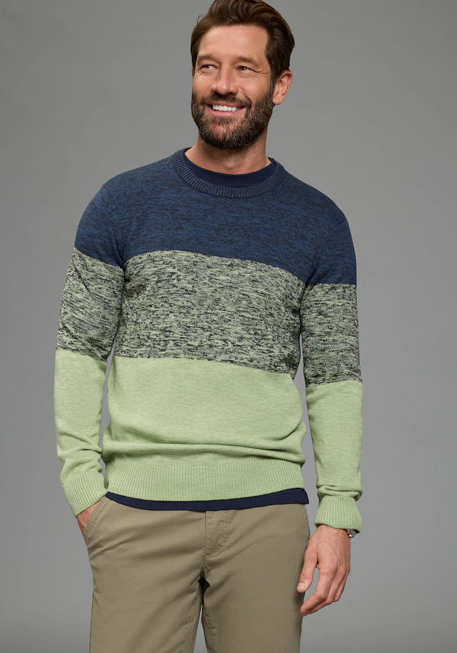 Man's World Rundhalspullover »Bis Größe 5 XL, in vielen Farben! Preis- Leistungsbestseller« mehrfarbig, bequeme Paßform