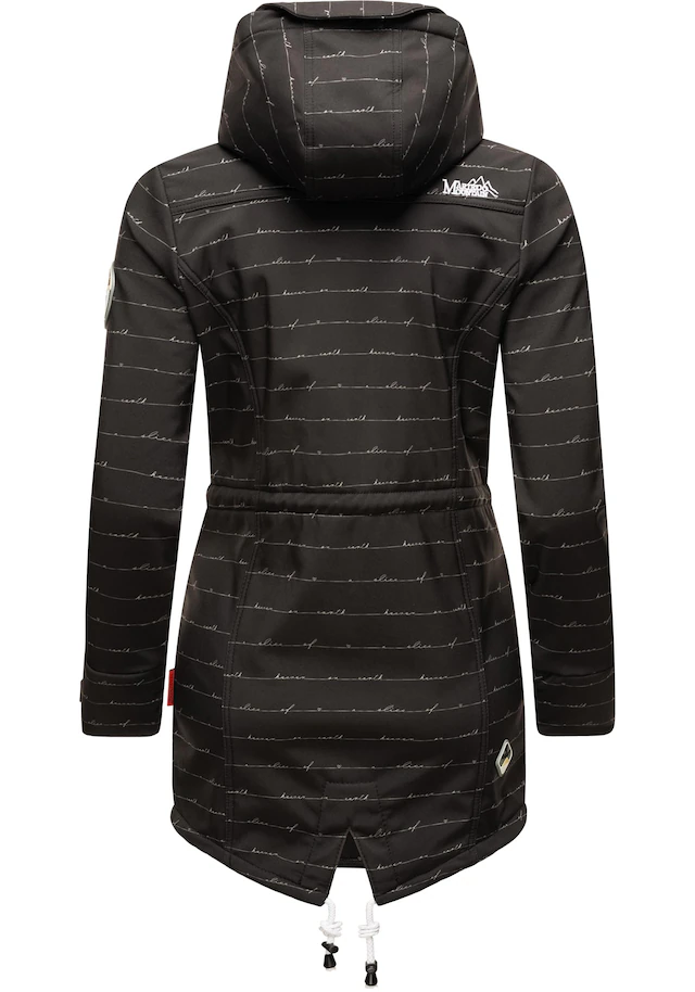 Marikoo Funktionsmantel »Zimtzicke« Softshell Parka mit Kapuze