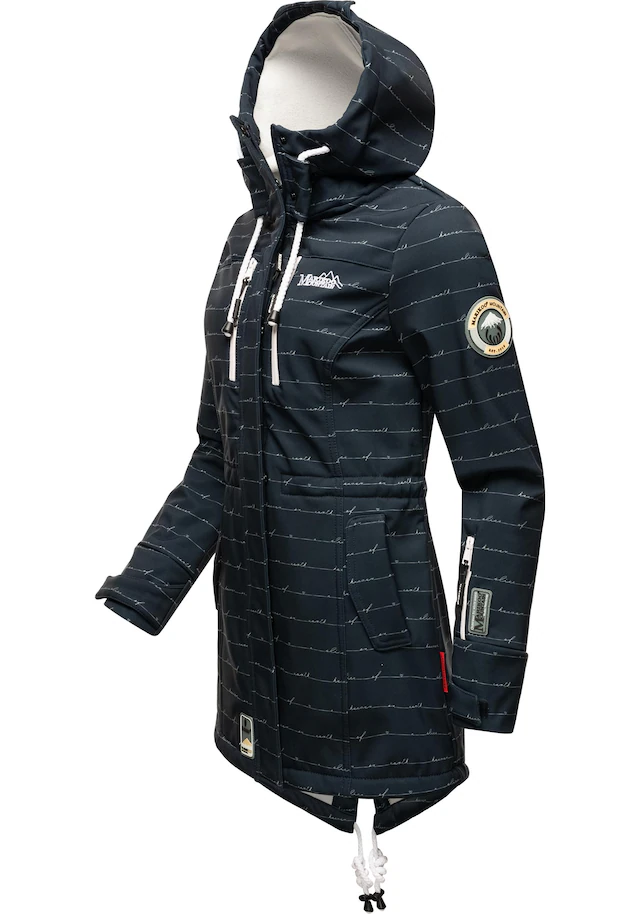 Marikoo Funktionsmantel »Zimtzicke« Softshell Parka mit Kapuze