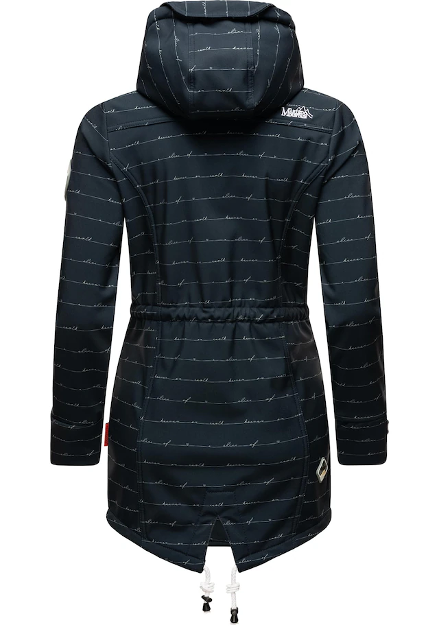 Marikoo Funktionsmantel »Zimtzicke« Softshell Parka mit Kapuze