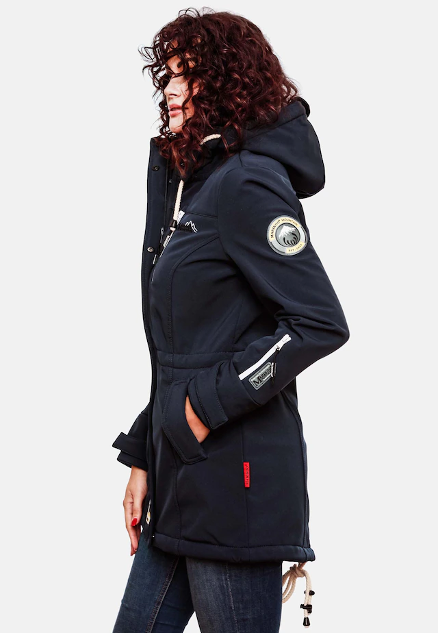 Marikoo Funktionsmantel »Zimtzicke« Softshell Parka mit Kapuze