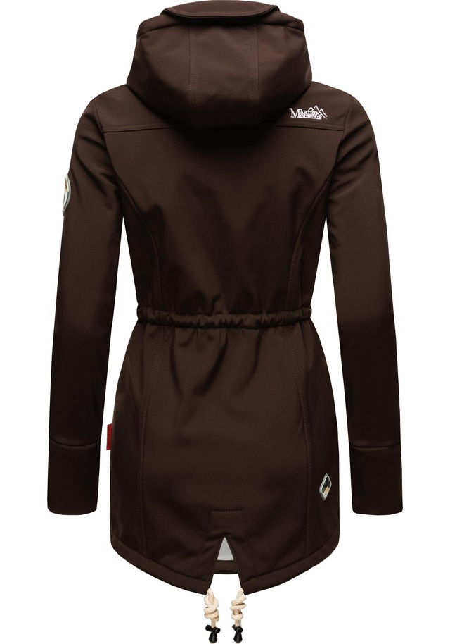 Marikoo Funktionsmantel »Zimtzicke« Softshell Parka mit Kapuze