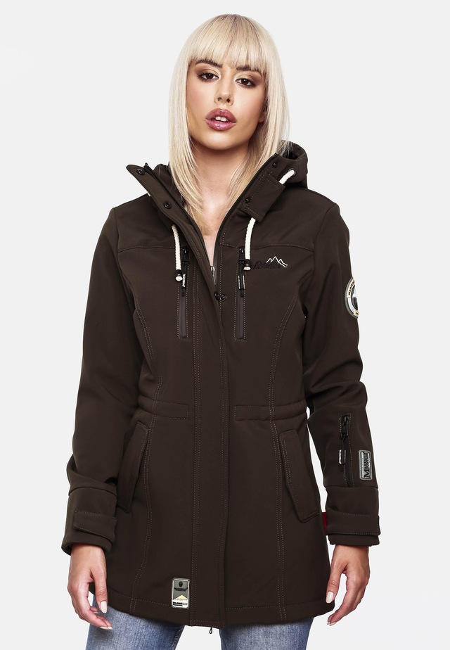 Marikoo Funktionsmantel »Zimtzicke« Softshell Parka mit Kapuze