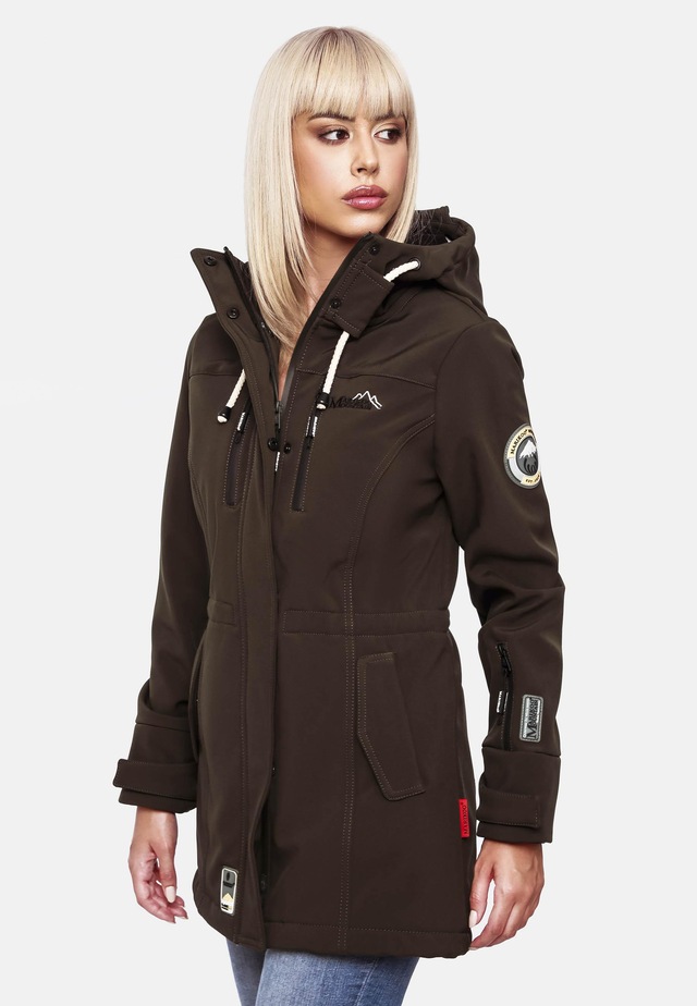 Marikoo Funktionsmantel »Zimtzicke« Softshell Parka mit Kapuze