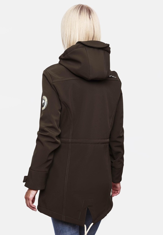 Marikoo Funktionsmantel »Zimtzicke« Softshell Parka mit Kapuze
