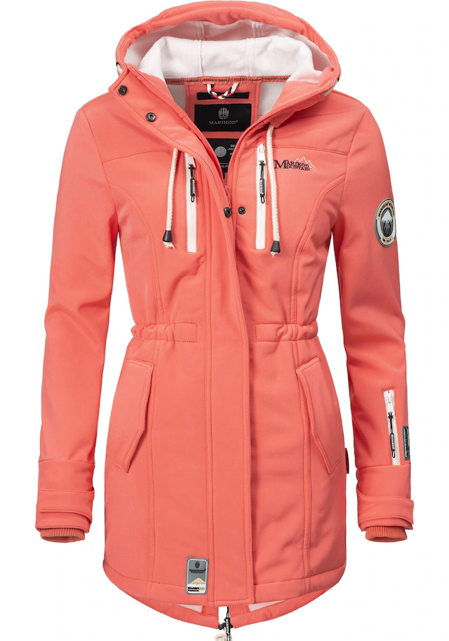 Marikoo Funktionsmantel »Zimtzicke« Softshell Parka mit Kapuze