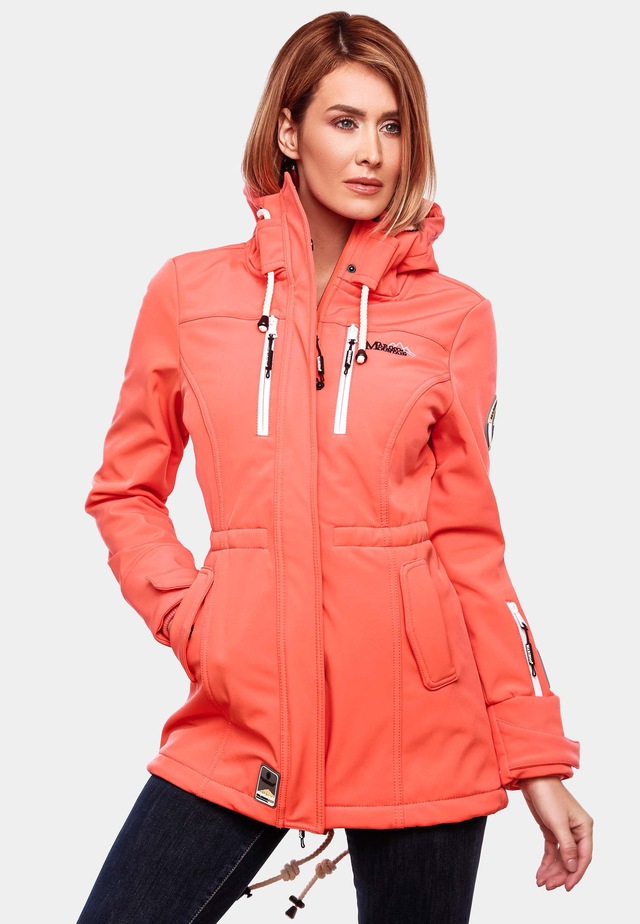 Marikoo Funktionsmantel »Zimtzicke« Softshell Parka mit Kapuze