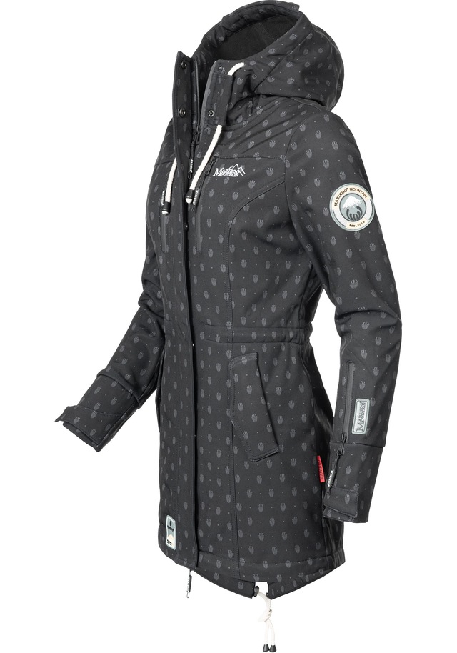 Marikoo Funktionsmantel »Zimtzicke« Softshell Parka mit Kapuze