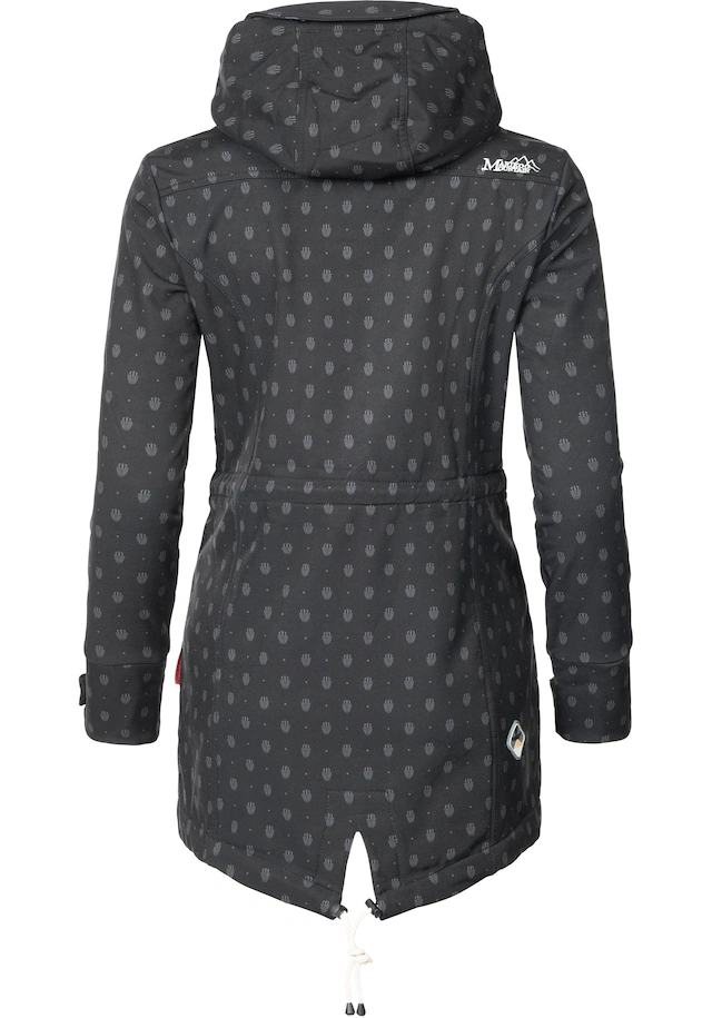 Marikoo Funktionsmantel »Zimtzicke« Softshell Parka mit Kapuze
