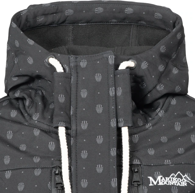 Marikoo Funktionsmantel »Zimtzicke« Softshell Parka mit Kapuze