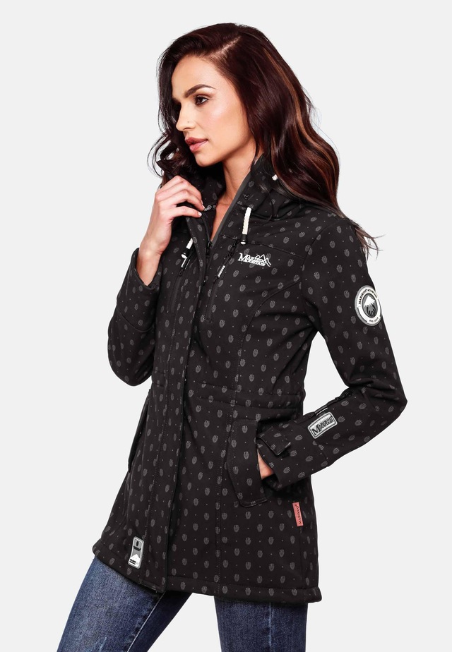 Marikoo Funktionsmantel »Zimtzicke« Softshell Parka mit Kapuze