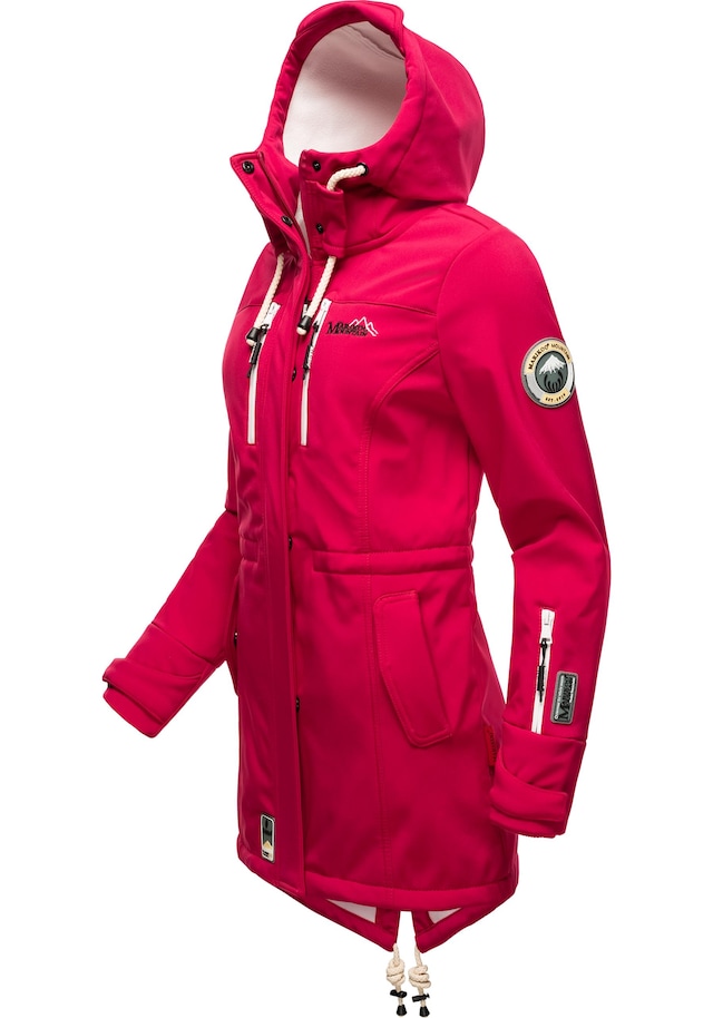 Marikoo Funktionsmantel »Zimtzicke« Softshell Parka mit Kapuze
