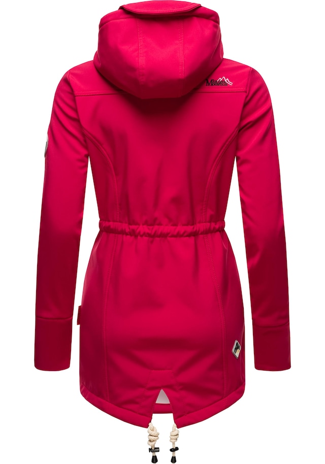 Marikoo Funktionsmantel »Zimtzicke« Softshell Parka mit Kapuze
