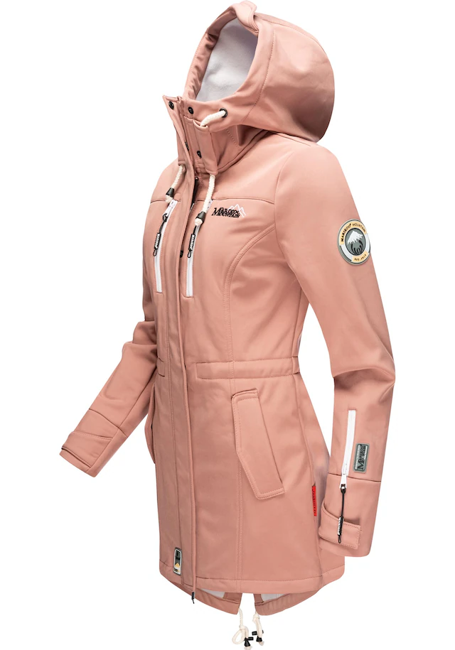Marikoo Funktionsmantel »Zimtzicke« Softshell Parka mit Kapuze