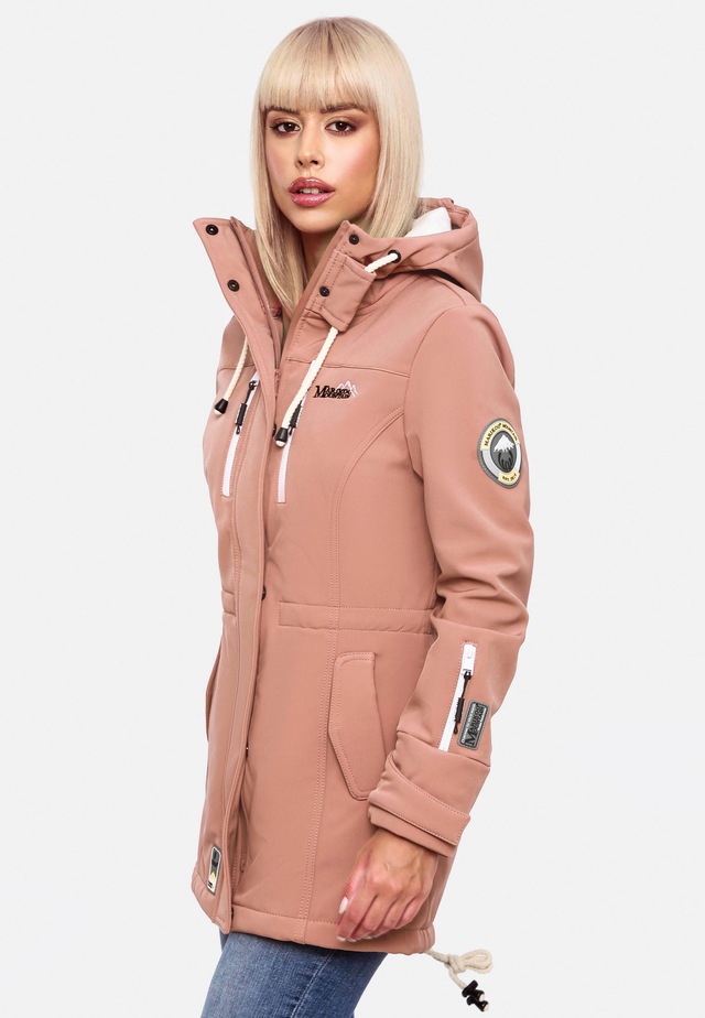 Marikoo Funktionsmantel »Zimtzicke« Softshell Parka mit Kapuze