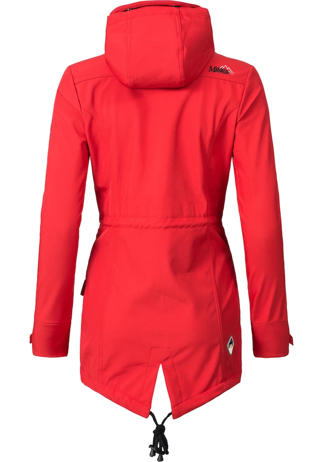 Marikoo Funktionsmantel »Zimtzicke« Softshell Parka mit Kapuze