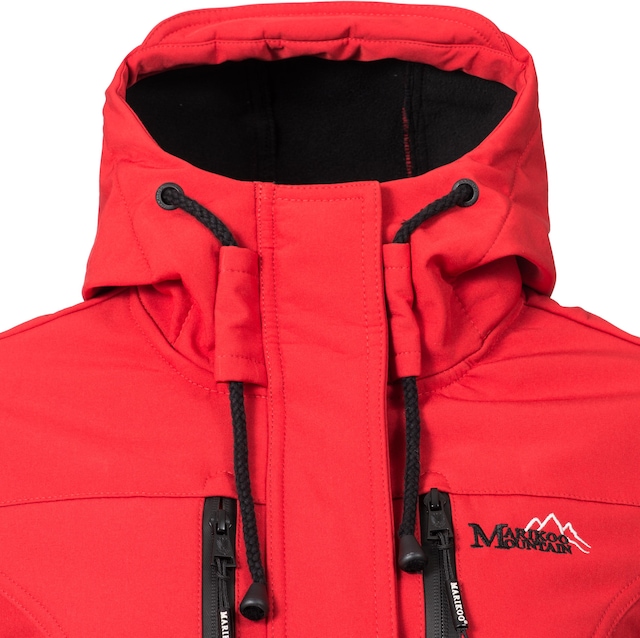Marikoo Funktionsmantel »Zimtzicke« Softshell Parka mit Kapuze