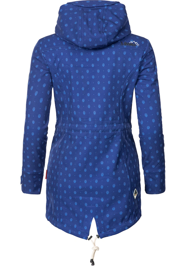 Marikoo Funktionsmantel »Zimtzicke« Softshell Parka mit Kapuze