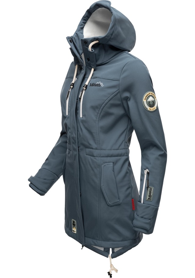 Marikoo Funktionsmantel »Zimtzicke« Softshell Parka mit Kapuze