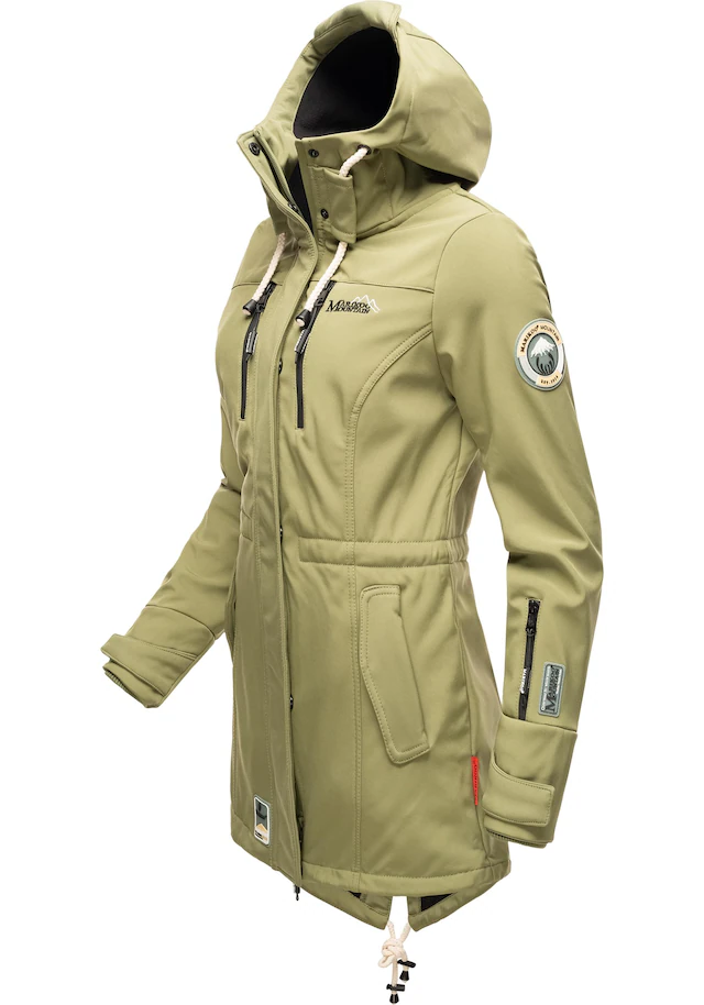 Marikoo Funktionsmantel »Zimtzicke« Softshell Parka mit Kapuze