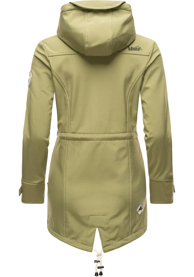 Marikoo Funktionsmantel »Zimtzicke« Softshell Parka mit Kapuze