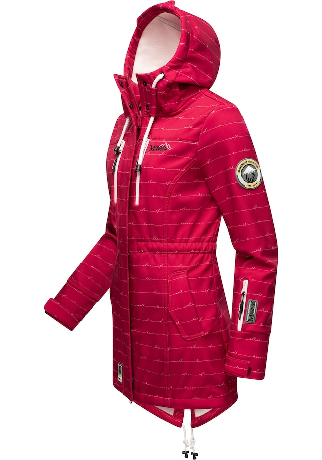 Marikoo Funktionsmantel »Zimtzicke« Softshell Parka mit Kapuze