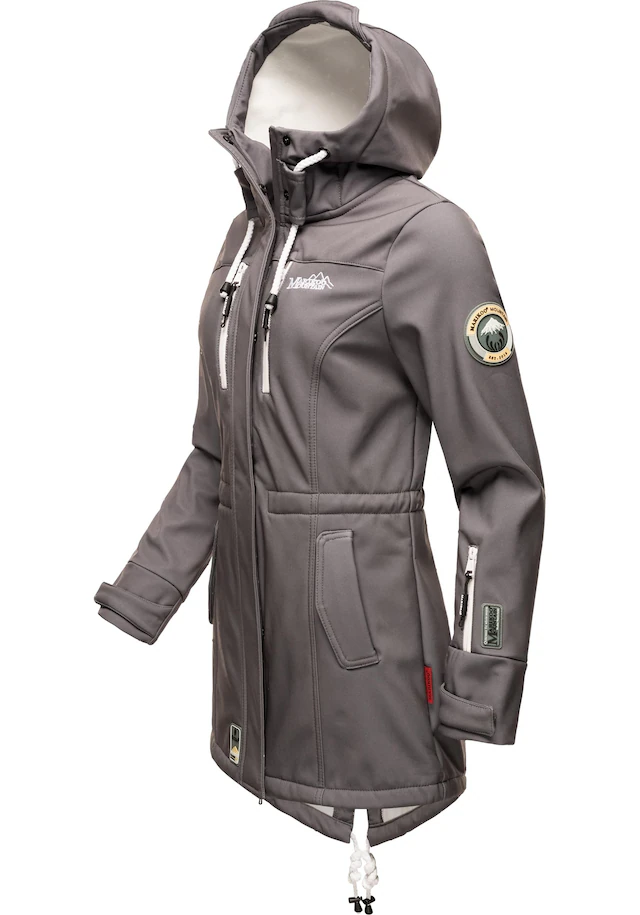 Marikoo Funktionsmantel »Zimtzicke« Softshell Parka mit Kapuze