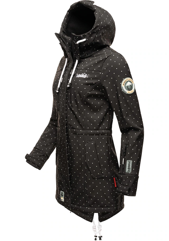 Marikoo Funktionsmantel »Zimtzicke« Softshell Parka mit Kapuze
