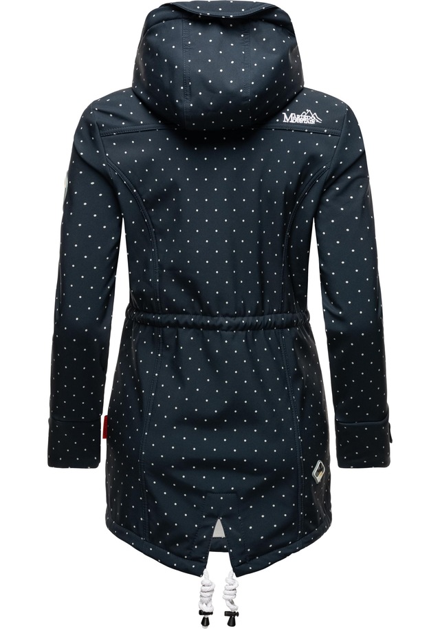 Marikoo Funktionsmantel »Zimtzicke« Softshell Parka mit Kapuze
