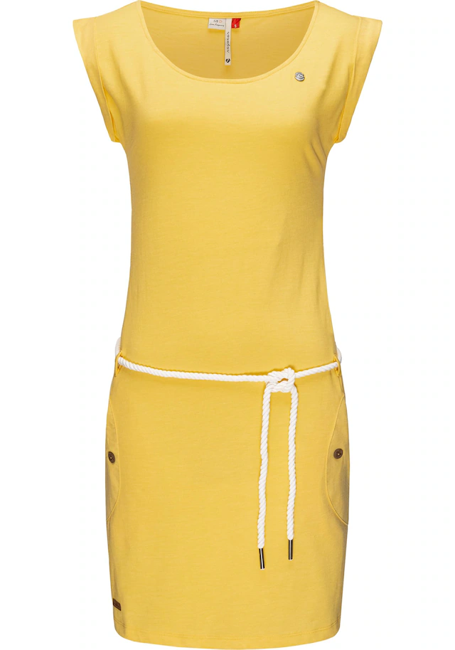 Ragwear Shirtkleid »Tag« Eingrifftaschen leichtes Jersey-Kleid in melierter Optik
