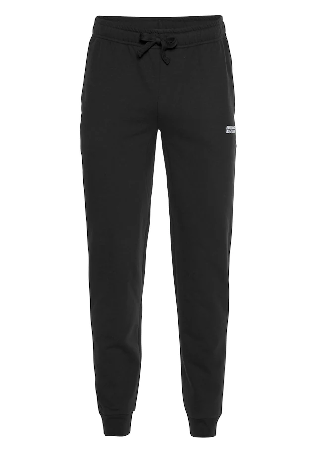 Bruno Banani Jogginghose »Loose Fit« lockerer Fit, mit elastischem Rippbündchen am Beinabschluss