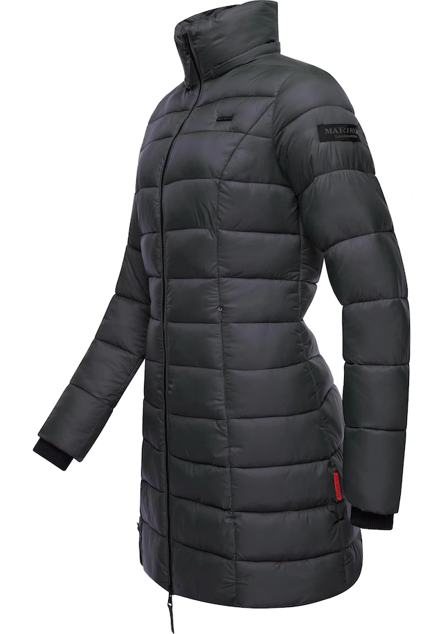 Marikoo Steppmantel »Abendsternchen« zeitloser Wintermantel mit schmaler Steppung