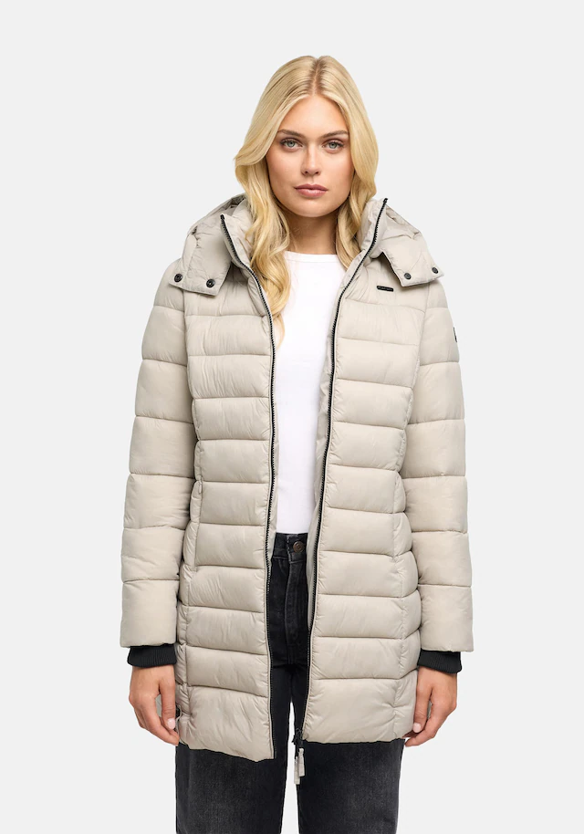 Marikoo Steppmantel »Abendsternchen« zeitloser Wintermantel mit schmaler Steppung