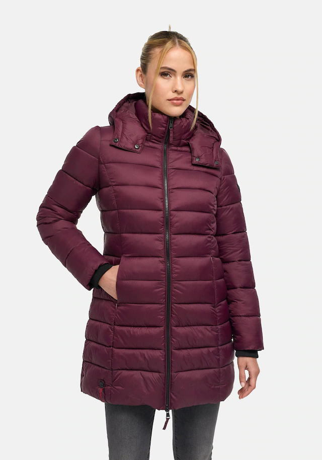 Marikoo Steppmantel »Abendsternchen« zeitloser Wintermantel mit schmaler Steppung