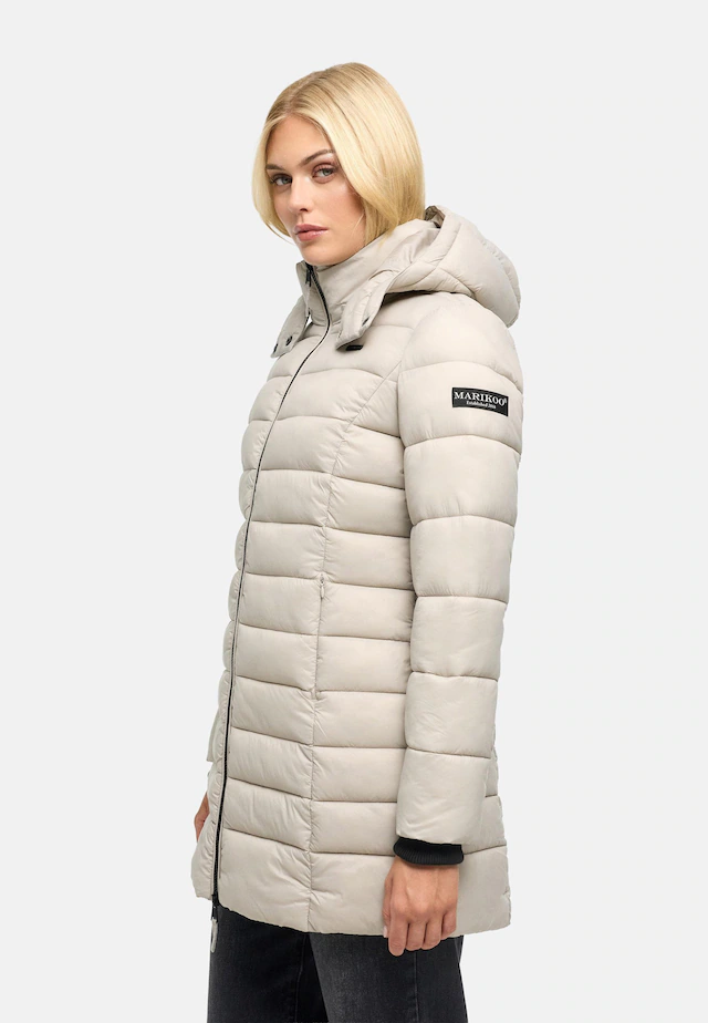Marikoo Steppmantel »Abendsternchen« zeitloser Wintermantel mit schmaler Steppung