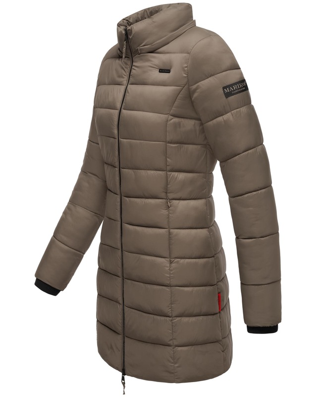 Marikoo Steppmantel »Abendsternchen« zeitloser Wintermantel mit schmaler Steppung