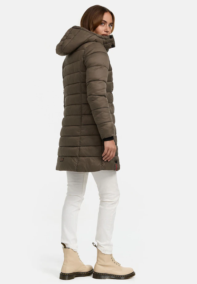 Marikoo Steppmantel »Abendsternchen« zeitloser Wintermantel mit schmaler Steppung