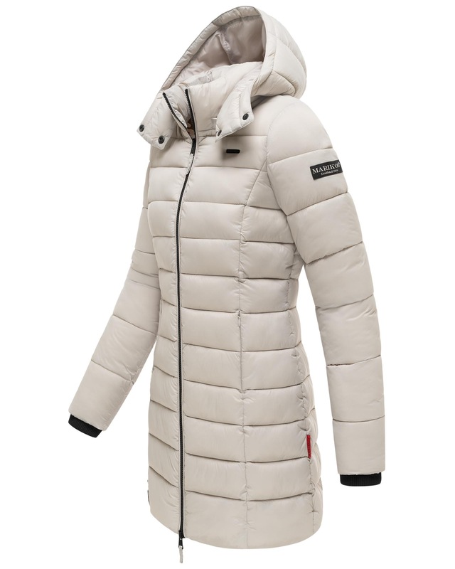 Marikoo Steppmantel »Abendsternchen« zeitloser Wintermantel mit schmaler Steppung