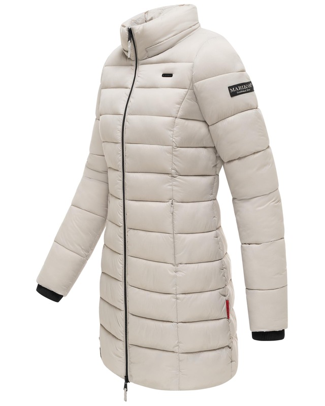 Marikoo Steppmantel »Abendsternchen« zeitloser Wintermantel mit schmaler Steppung