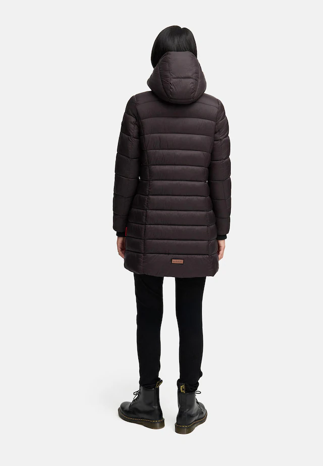 Marikoo Steppmantel »Abendsternchen« zeitloser Wintermantel mit schmaler Steppung