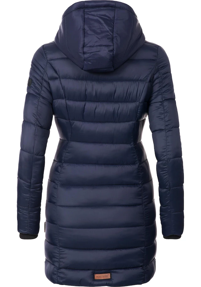 Marikoo Steppmantel »Abendsternchen« zeitloser Wintermantel mit schmaler Steppung
