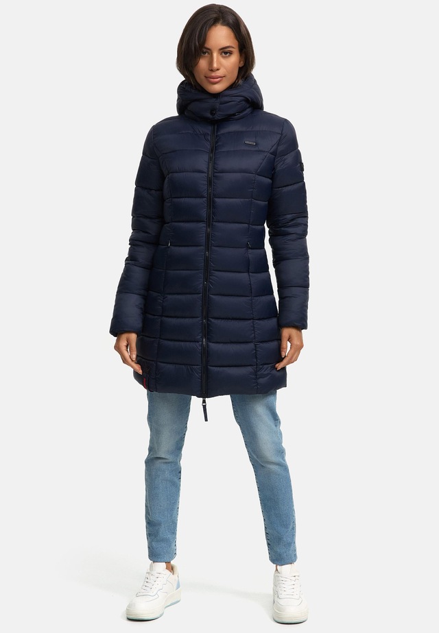 Marikoo Steppmantel »Abendsternchen« zeitloser Wintermantel mit schmaler Steppung